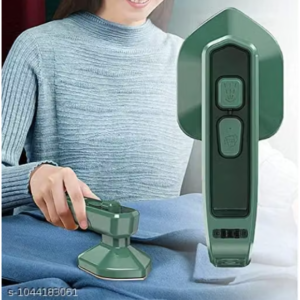 Portable Mini Steam Iron for Clothes | 2-in-1 Wet & Dry Iron | Fast Heating Travel Iron | Handheld Garment Steamer | Lightweight Wrinkle Remover for Home & Travel | Green | Pack of 1